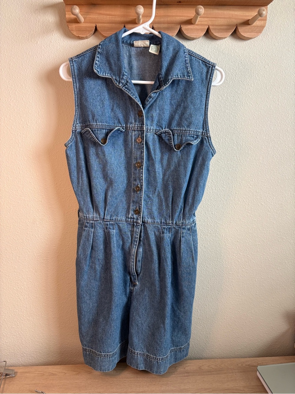 Vintage St. John's Bay Medium Blue Denim Shirt